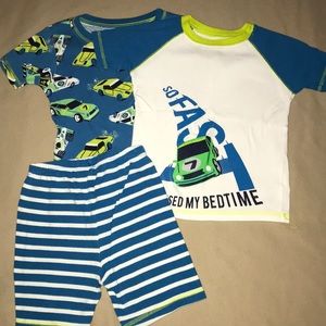 Race Car Short Sleeve PJs